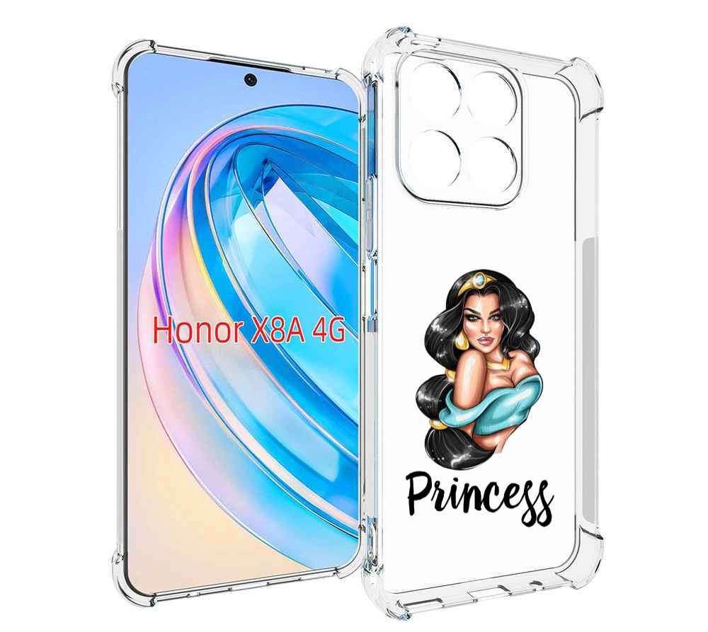 

Чехол MyPads Принцесса-Жасмин женский для Honor X8a, Tocco