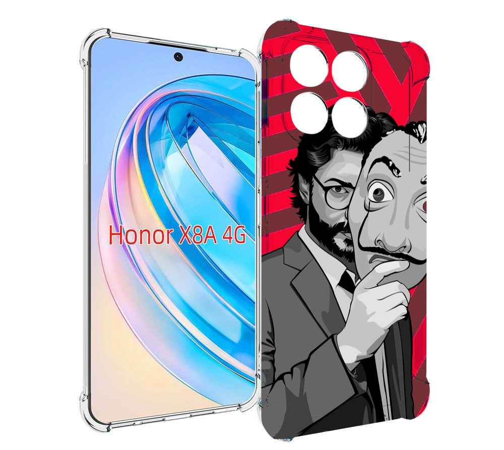 

Чехол MyPads Профессор-бумажый-дом для Honor X8a, Tocco