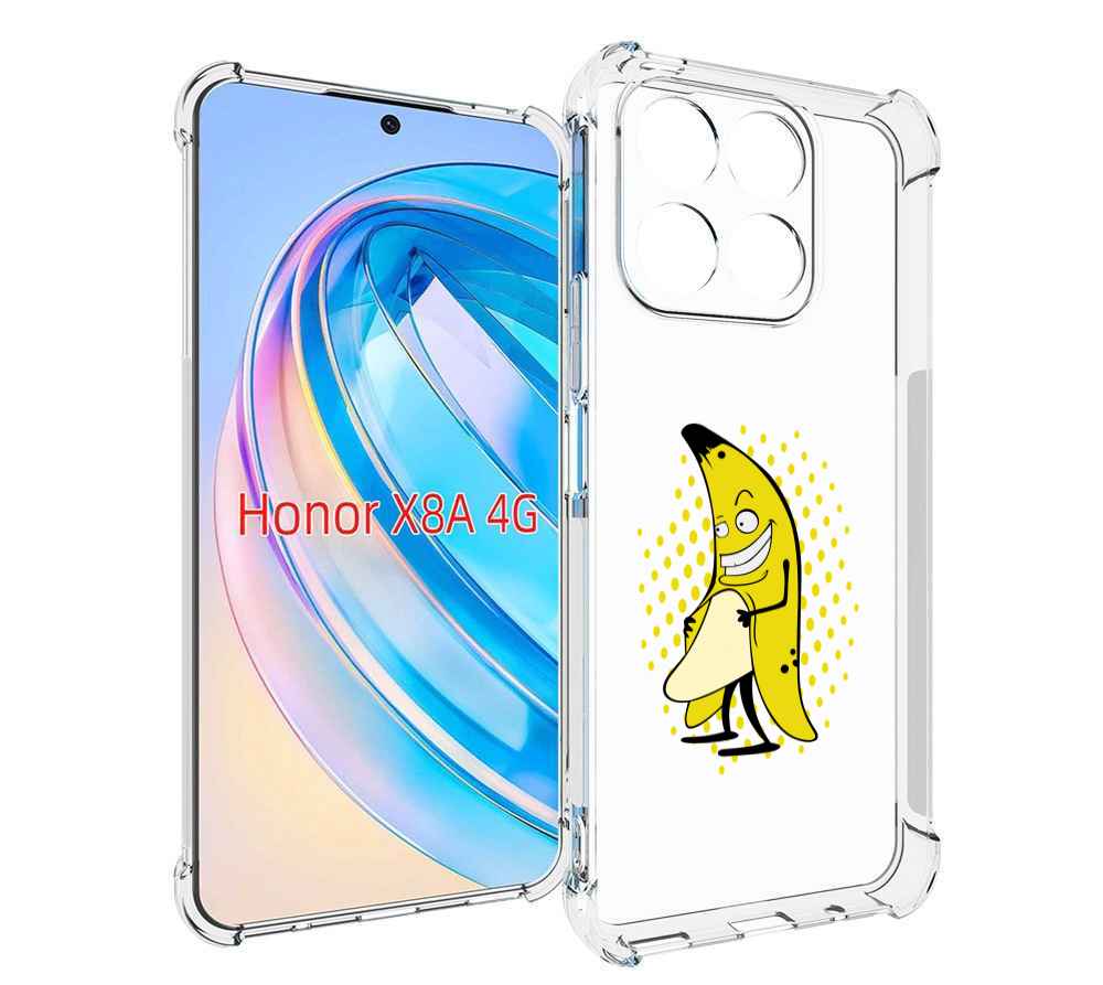 

Чехол MyPads Раздетый-банан для Honor X8a, Tocco