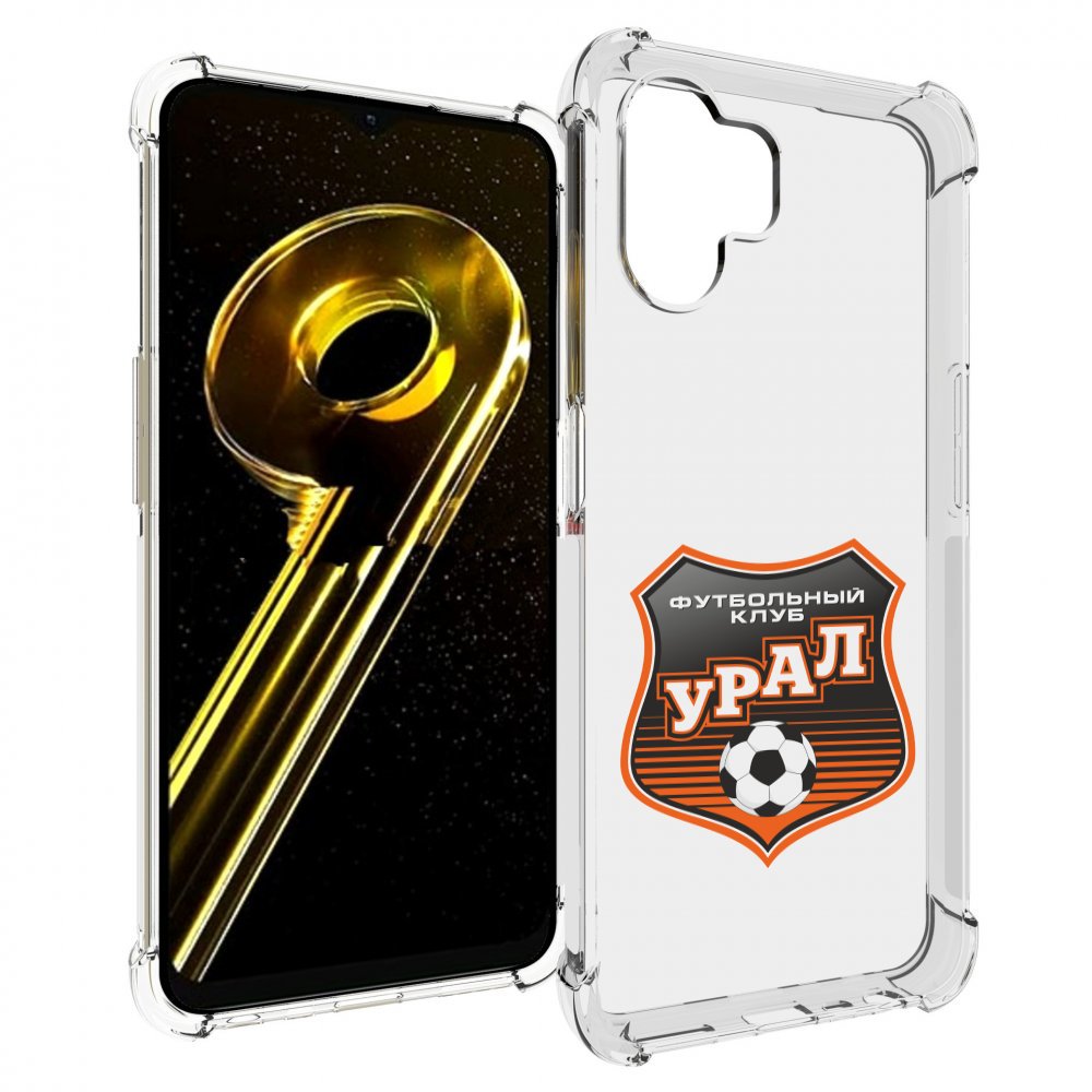

Чехол бампер MyPads фк урал мужской для Realme 10 5G противоударный, Прозрачный, Tocco