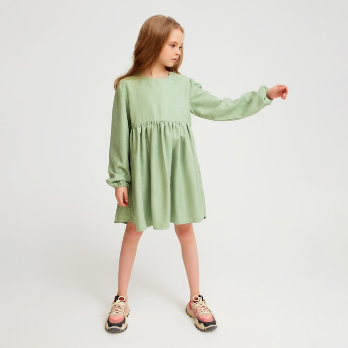 

Платье для девочки MINAKU цвет зеленый, р-р 122, MINAKU: Casual Collection KIDS