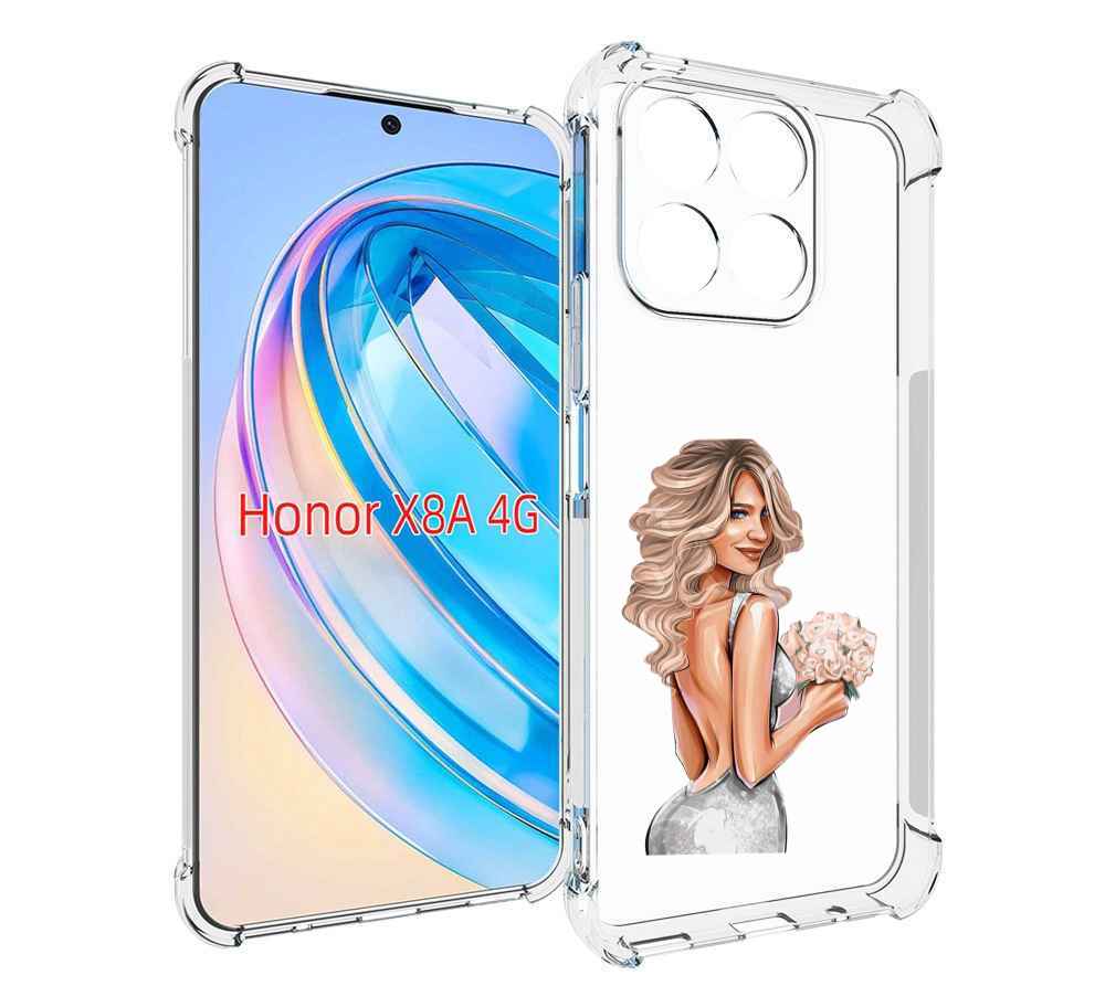 

Чехол MyPads Роскошное-платье женский для Honor X8a, Tocco