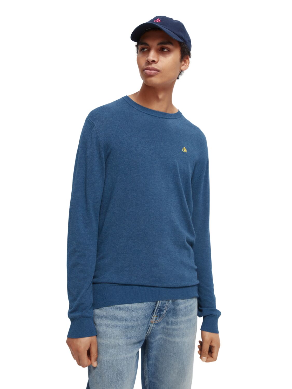 

Джемпер мужской Scotch & Soda 167245/4852 синий 2XL, 167245/4852
