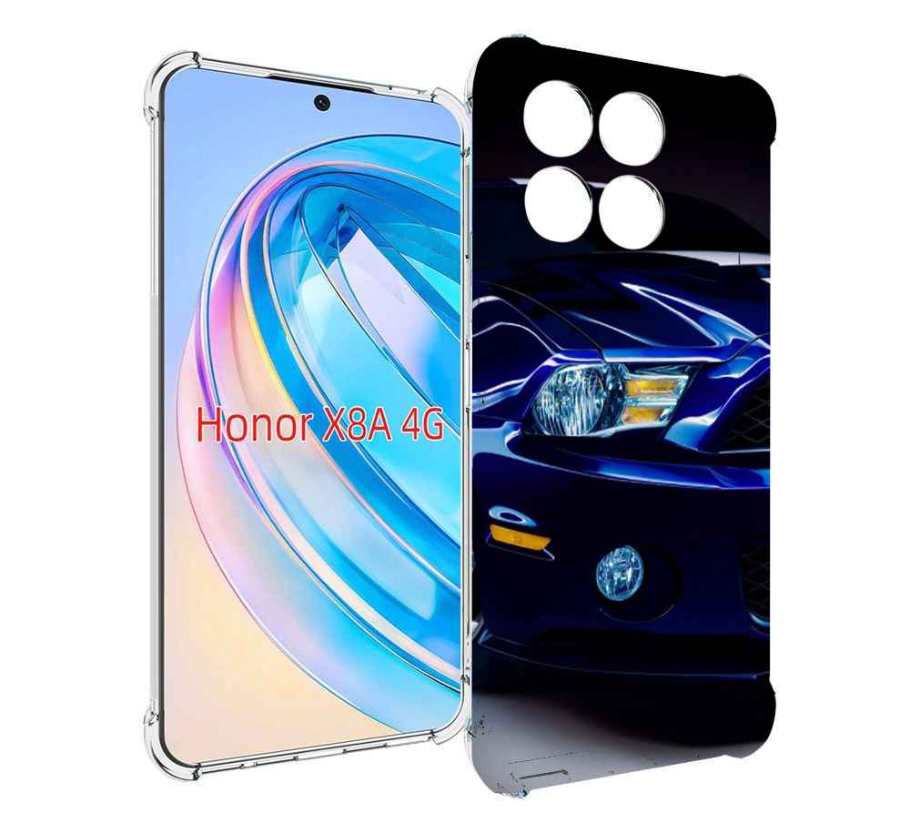 

Чехол MyPads Синяя-машина для Honor X8a, Tocco