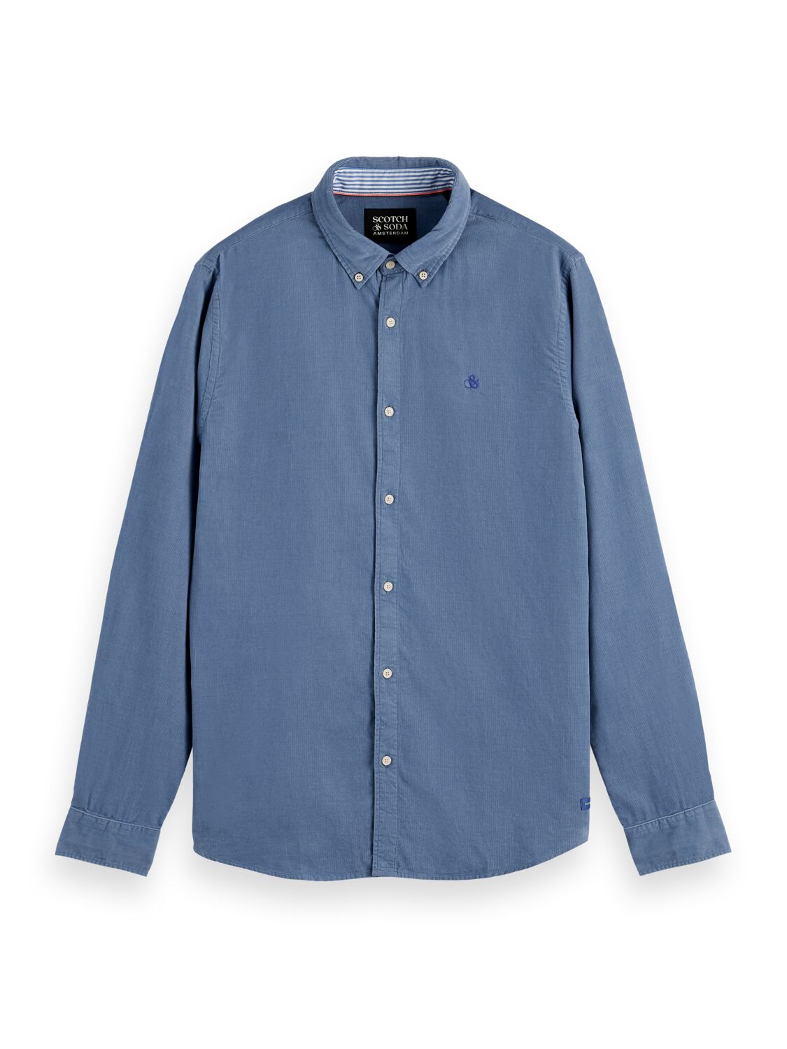 

Рубашка мужская Scotch & Soda 167386/4855 голубая XL, 167386/4855