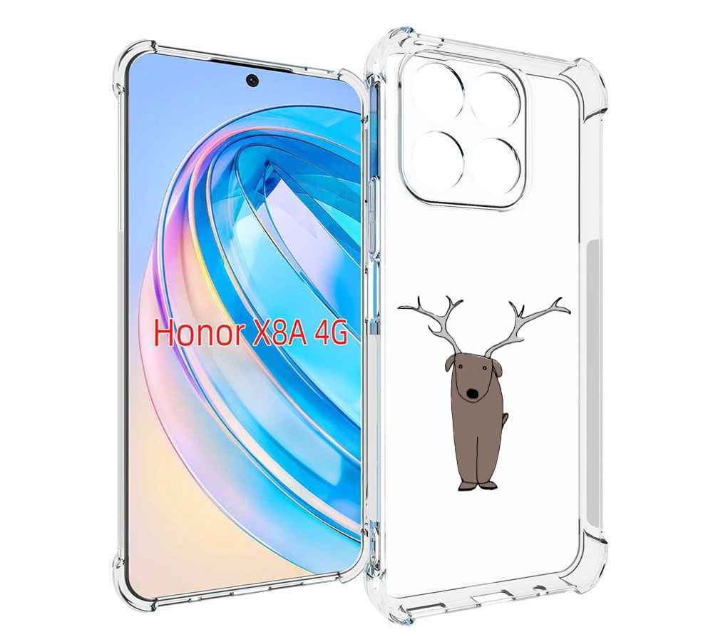 

Чехол MyPads Собака олень для Honor X8a, Tocco