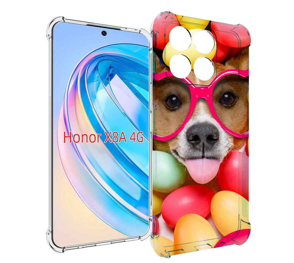 

Чехол MyPads Собака-в-яйцах для Honor X8a, Tocco