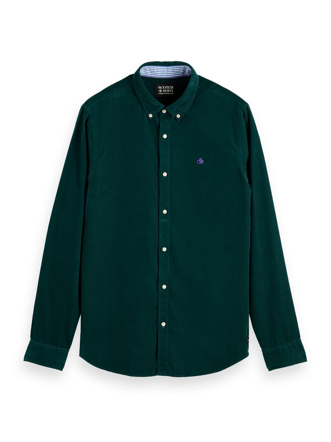 

Рубашка мужская Scotch & Soda 167386/4859 зеленая XL, 167386/4859