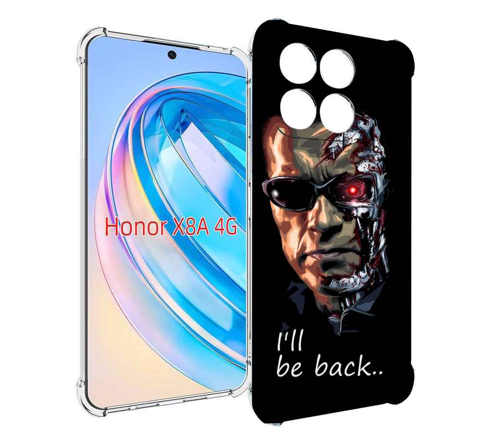 

Чехол MyPads Терминатор для Honor X8a, Tocco