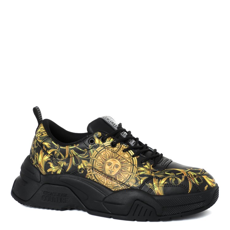 

Кроссовки мужские Versace Jeans Couture 72YA3SF6 черные 45 EU, 72YA3SF6