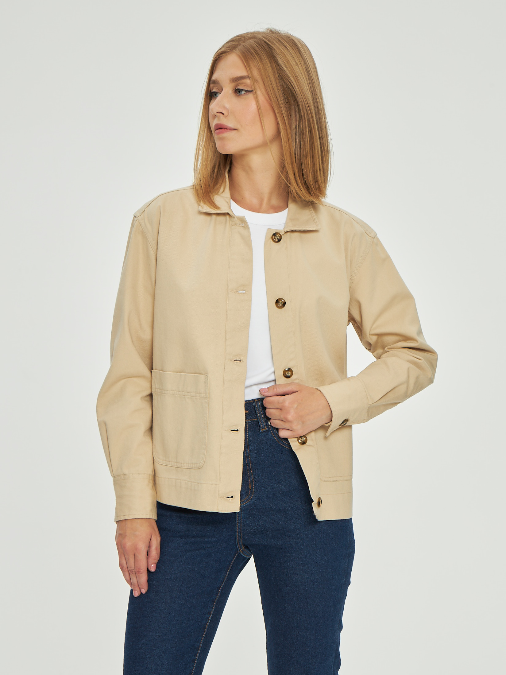 

Рубашка женская Velocity I-WWS20 бежевая XL, Бежевый, I-WWS20