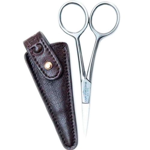 Ножницы для усов и бороды Captain Fawcett grooming scissors с чехлом чехол для расчески для усов captain fawcett