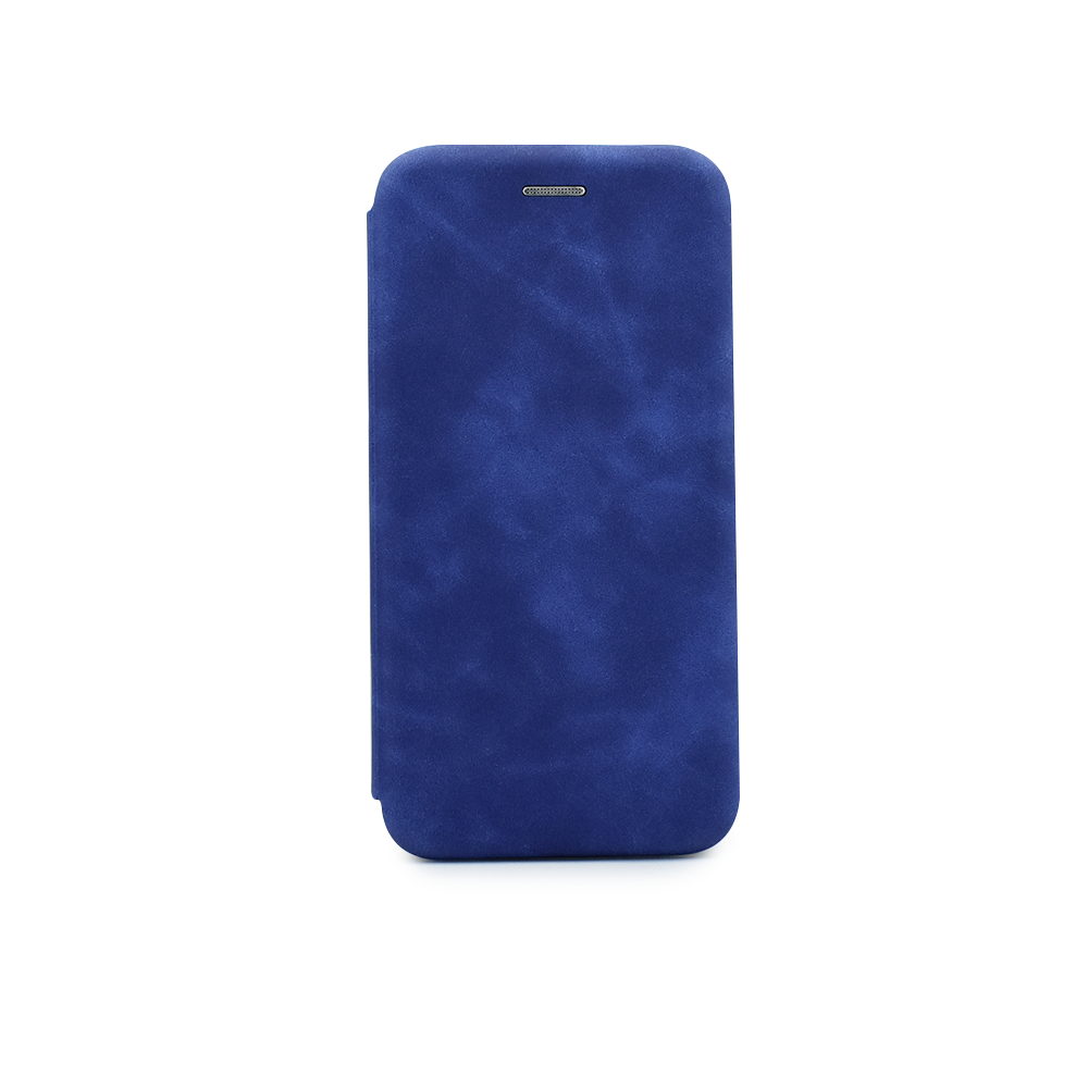 фото Чехол-книжка из кожи pu на huawei honor 20 синий мрамор case place