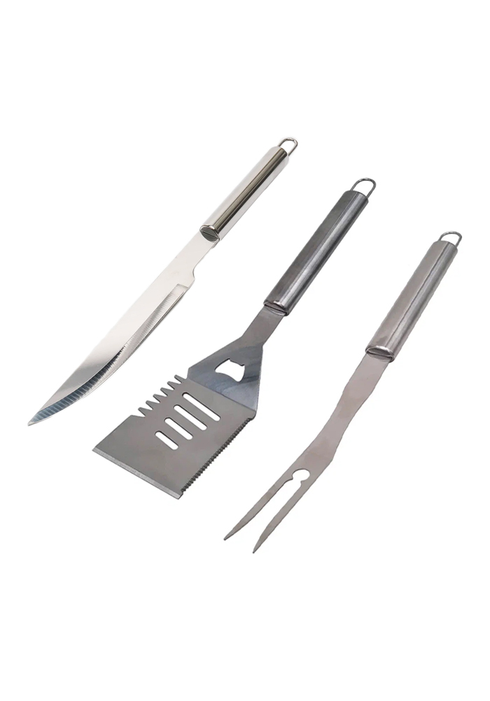 Нож, лопатка кулинарная и вилка URM D02227, 3 пр.