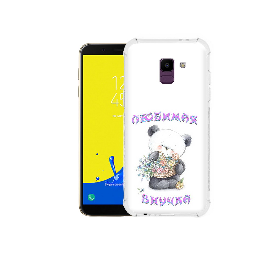 

Чехол MyPads Tocco для Samsung Galaxy J6 (2018) Любимая внучка, Прозрачный, Tocco