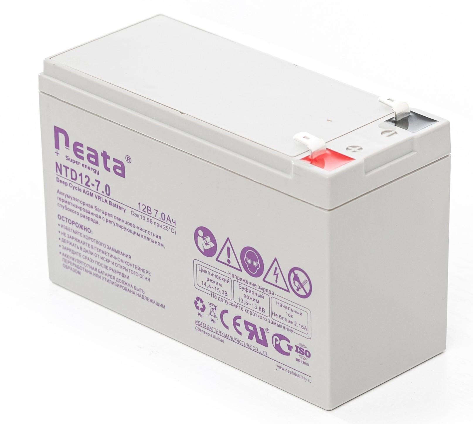 Аккумулятор для ИБП Neata NTD 12-7.0 7 А/ч 12 В (1235)