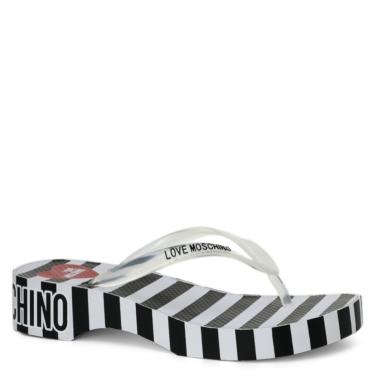 

Шлепанцы женские Love Moschino JA28244G прозрачные 40 EU, Прозрачный, JA28244G