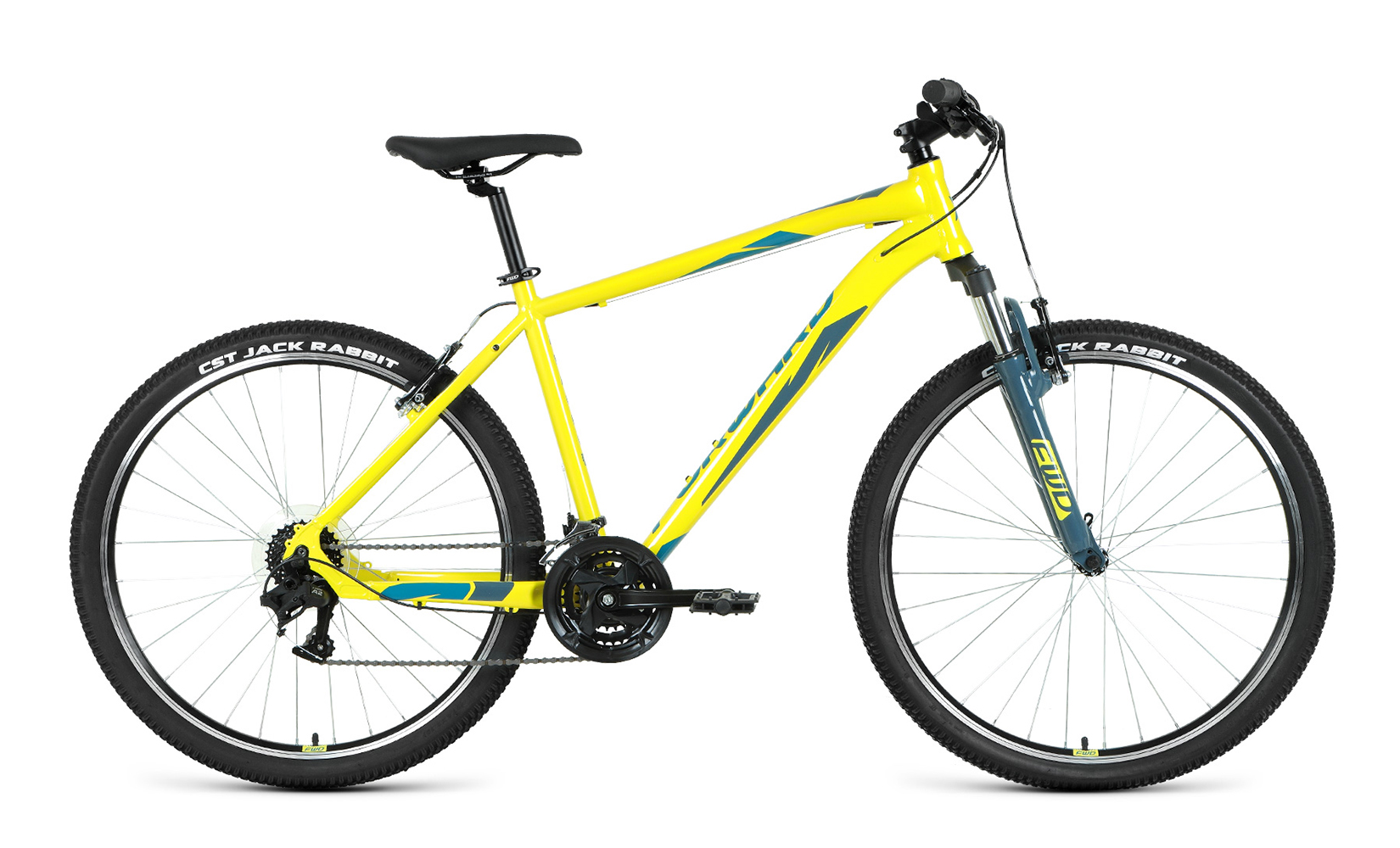 фото Велосипед forward apache 27,5 1.2 s 2021 15" yellow/teal