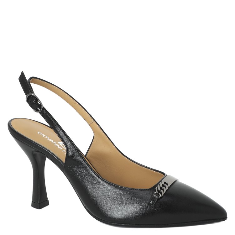 

Туфли женские Giovanni Fabiani S23512 черные 39 EU, Черный, S23512