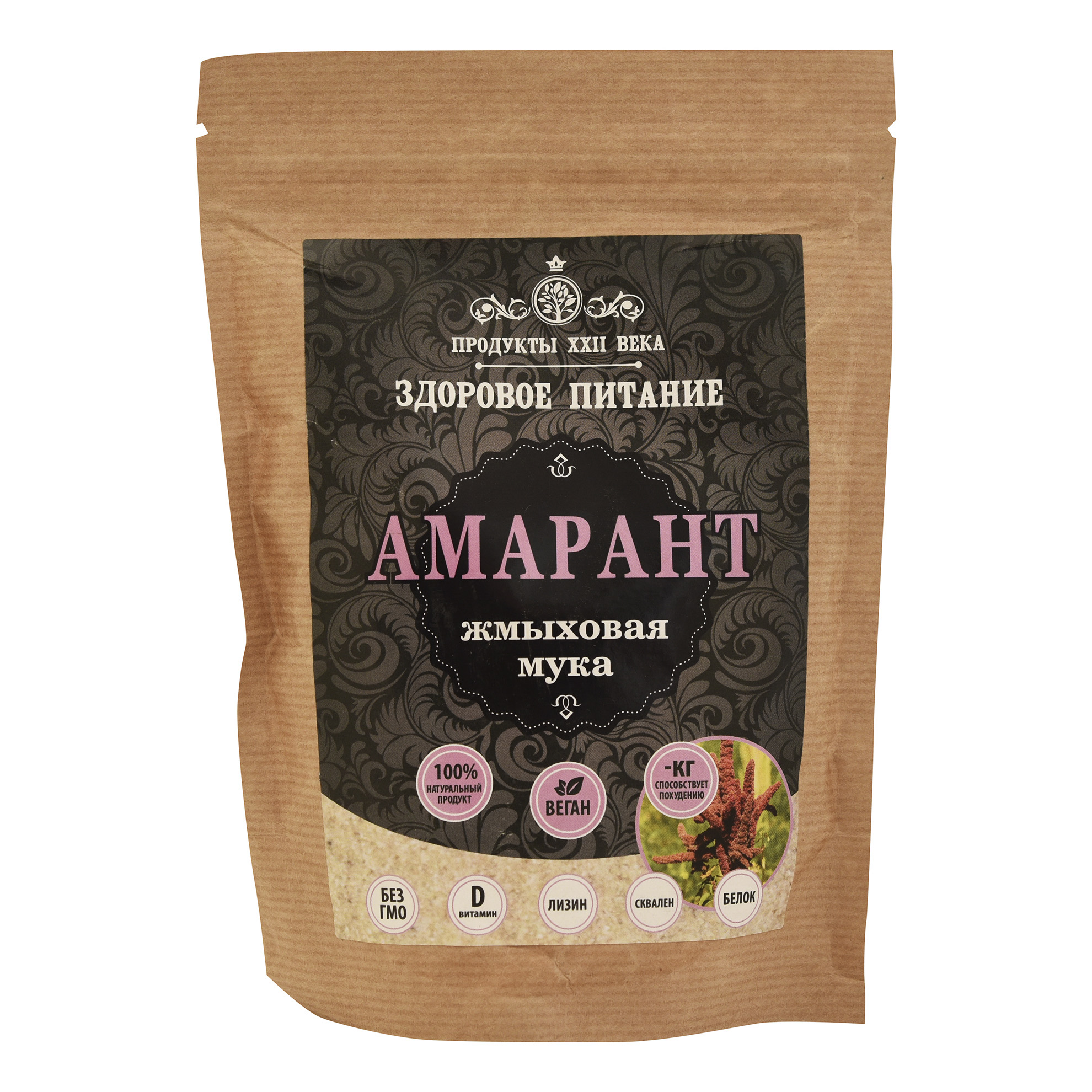 

Мука Продукты XXII века амарантовая жмыховая 200 г