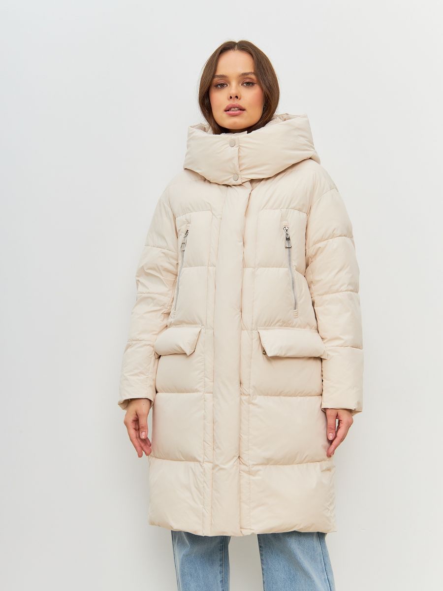 

Пальто женское LAWINTER 83704 бежевое 44 RU, Бежевый, 83704