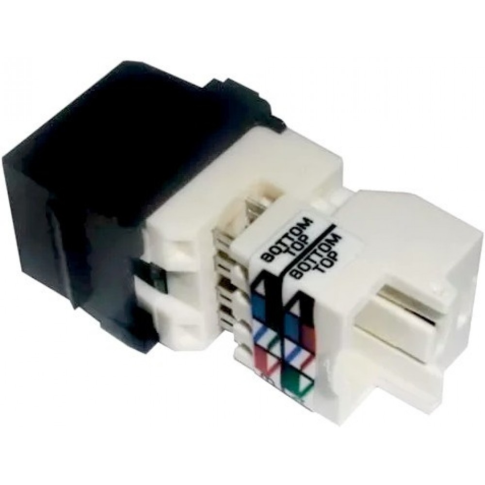 

Коннектор Panduit без разъема RJ 45 м (1200377), Черный