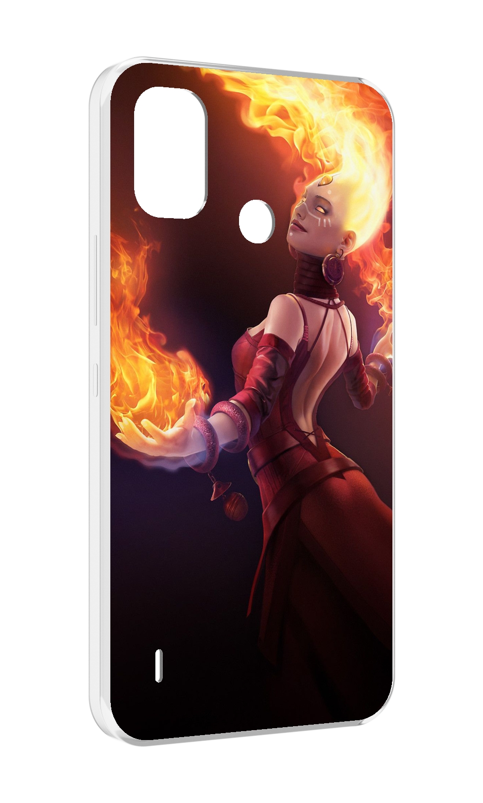 

Чехол MyPads dota 2 Lina для Itel A48, Прозрачный, Tocco