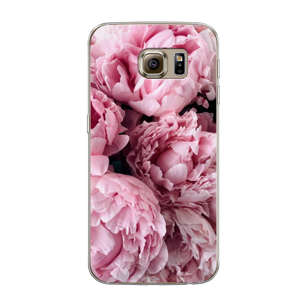 

Чехол Awog на Samsung Galaxy S6 "Нежные пионы", Розовый;черный;белый, 24350-8