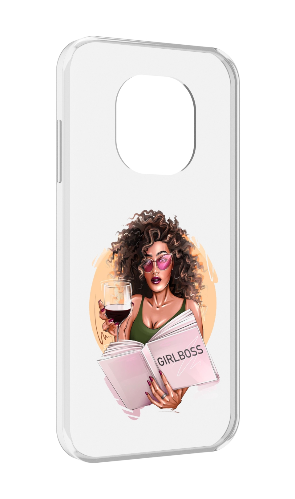 

Чехол MyPads Girlboss with wine girlboss art love books an wine _ Etsy женский для Blac..., Прозрачный, Tocco