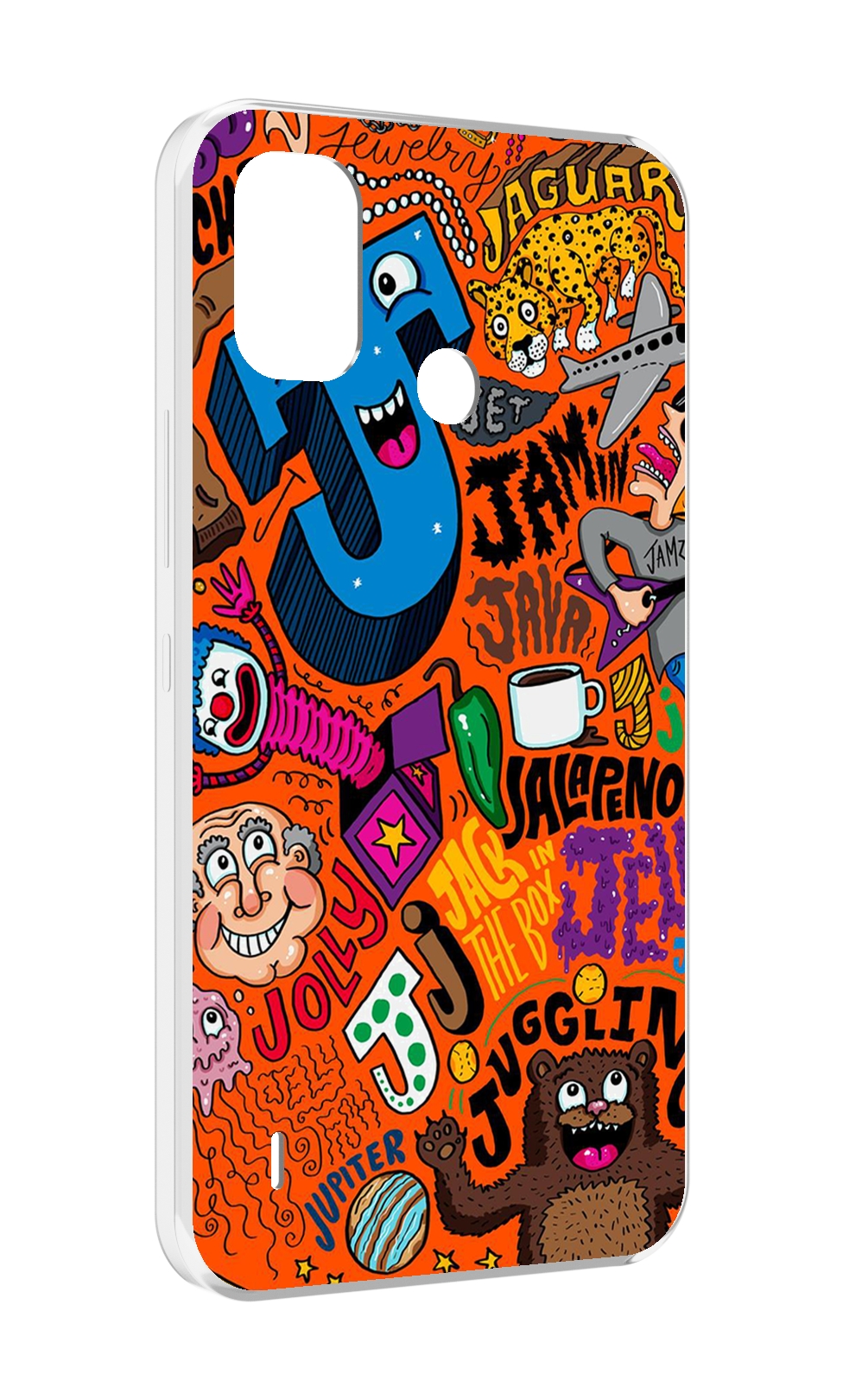 

Чехол MyPads funky-decor для Itel A48, Прозрачный, Tocco