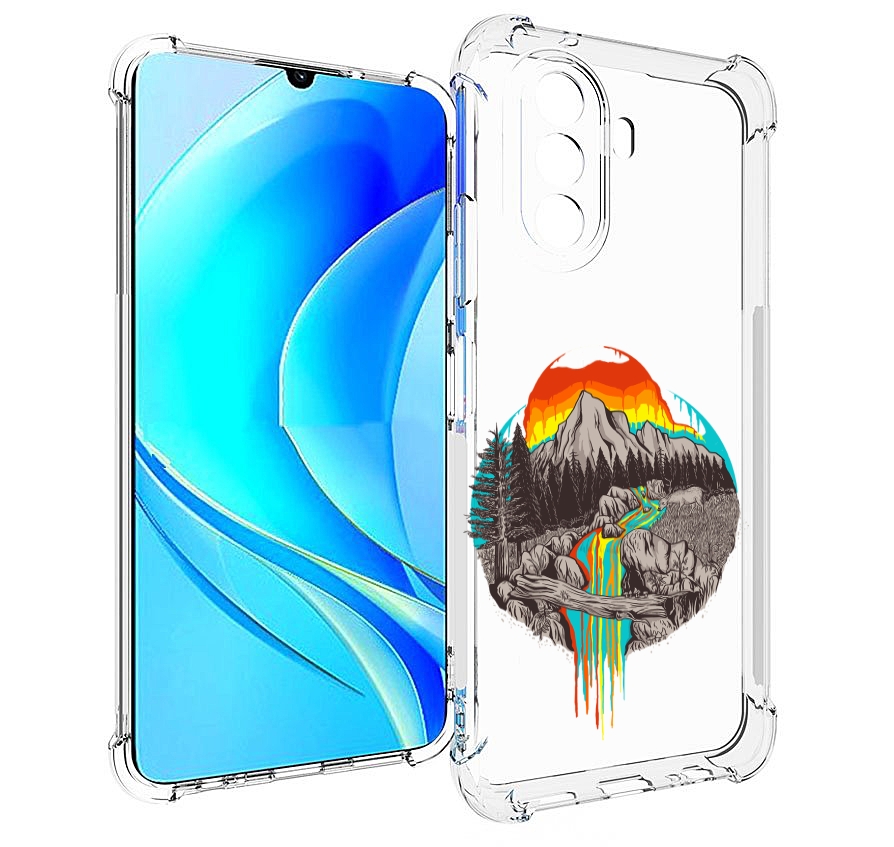 

Чехол MyPads Радужный водопад для Huawei Nova Y70 / Nova Y70 Plus (MGA-LX9N), Прозрачный, Tocco