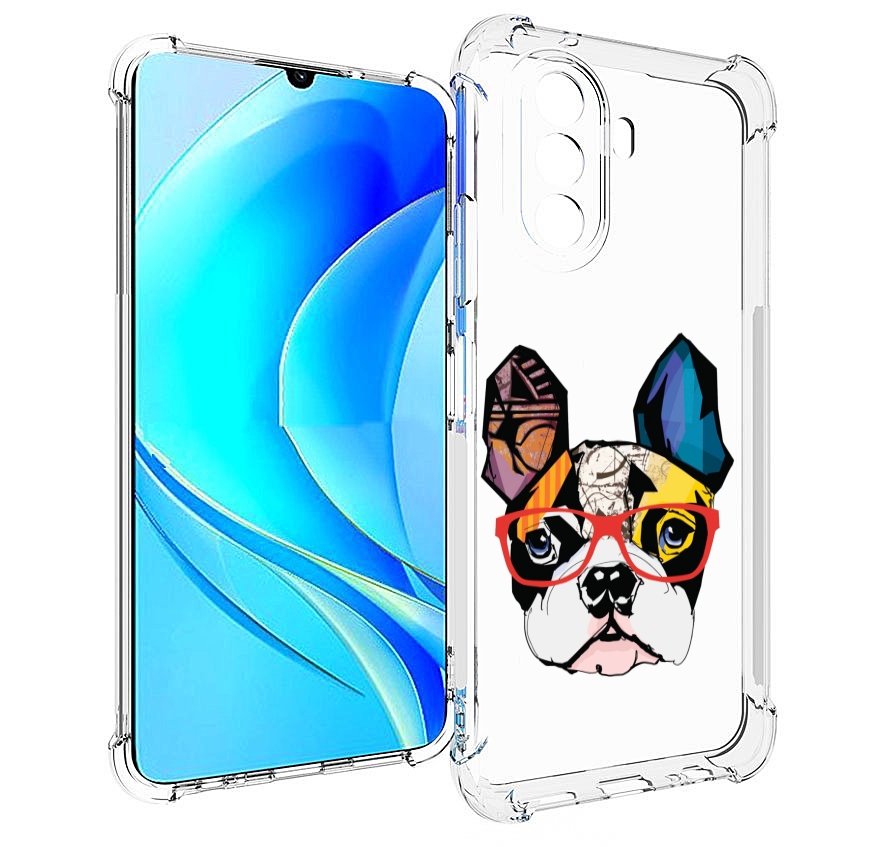 

Чехол MyPads Мопс-в-очках для Huawei Nova Y70 / Nova Y70 Plus (MGA-LX9N) / Huawei Enjoy 50, Прозрачный, Tocco