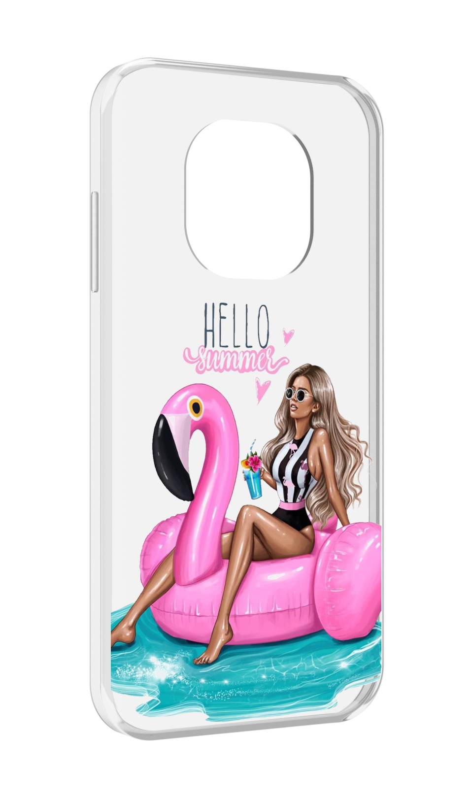 

Чехол MyPads Hello-summer для Blackview BL8800 / BL8800 Pro, Прозрачный, Tocco