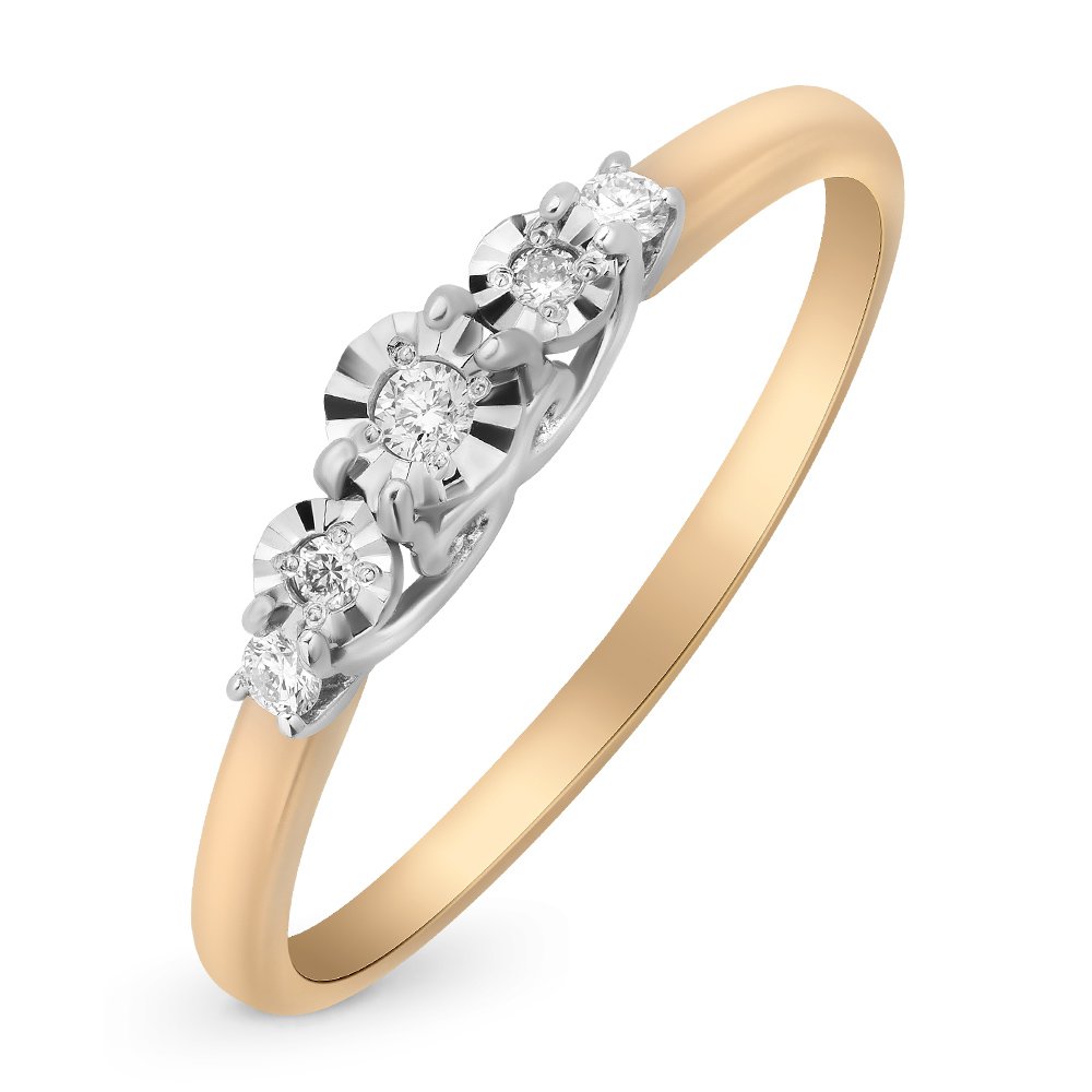 

Кольцо из красного золота с бриллиантом р. , 585Gold 101010904, 101010904