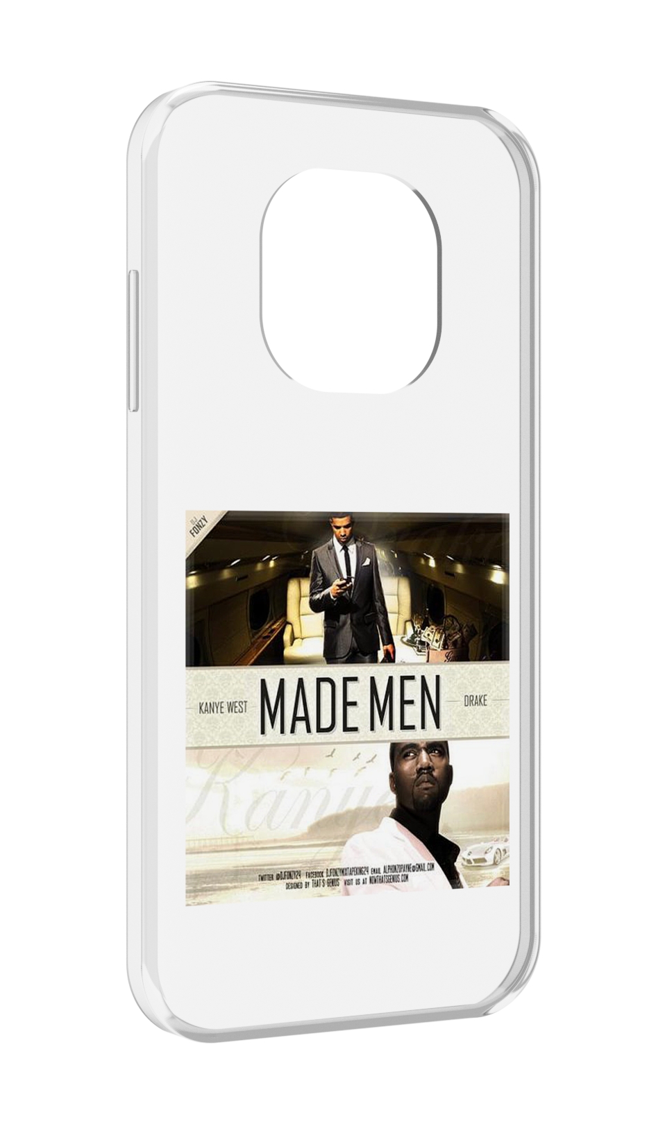 

Чехол MyPads Kanye West & Drake - Made Men для Blackview BL8800 / BL8800 Pro, Прозрачный, Tocco