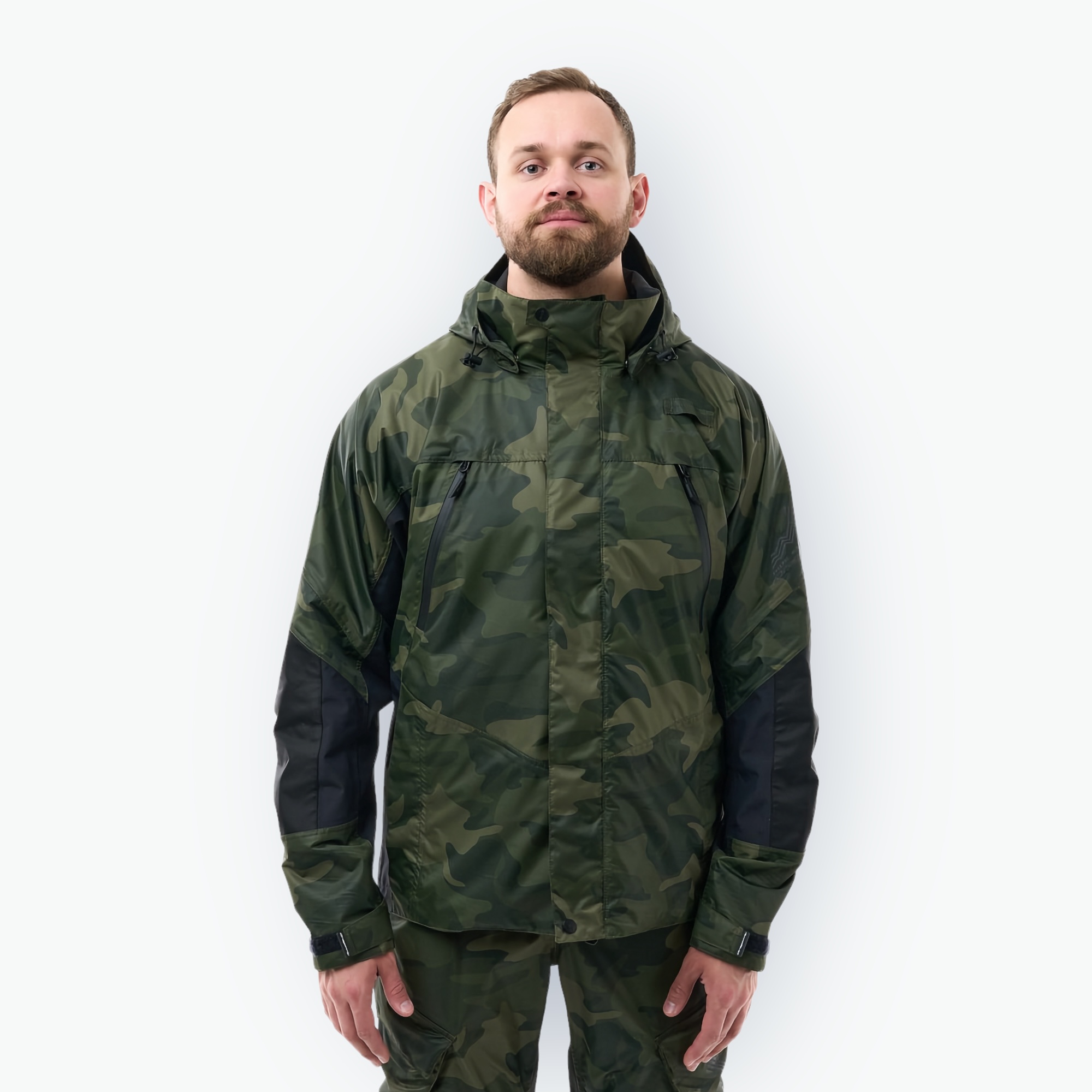 Мембранная грязезащитная мужская куртка Dragonfly QUAD 2.0 Camo-Green 2024, размер XL