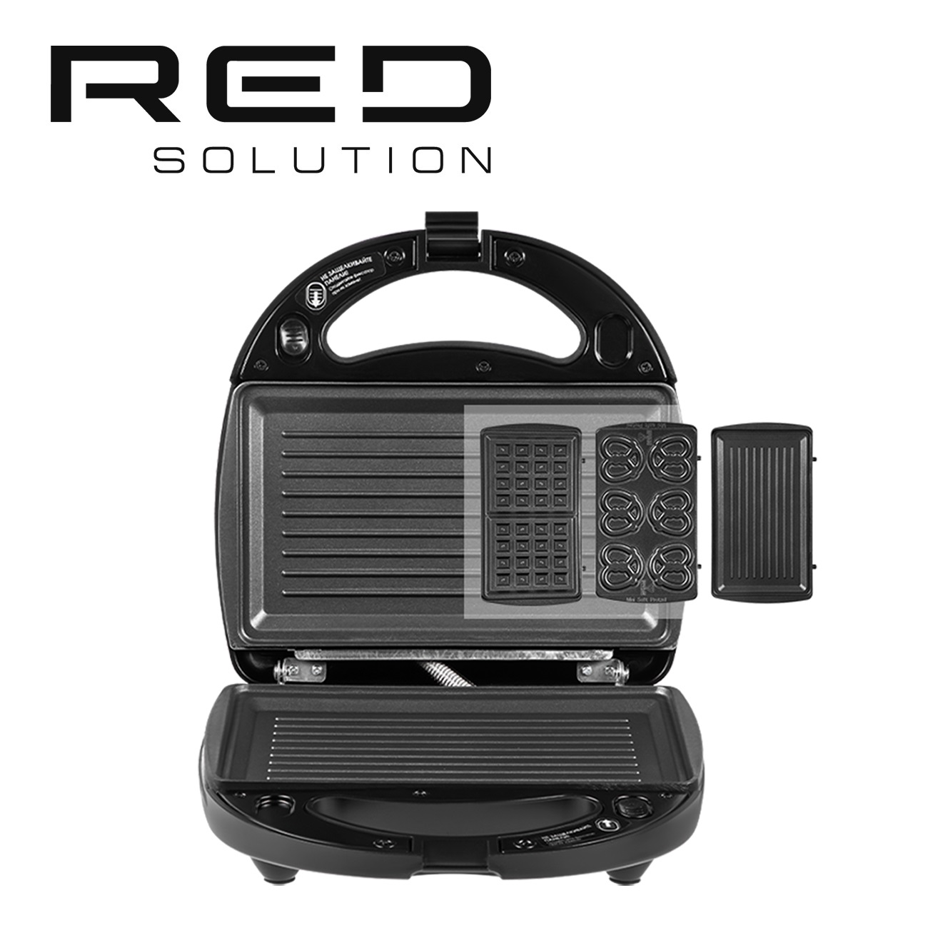 Электровафельница RED SOLUTION RMB-M604 черная