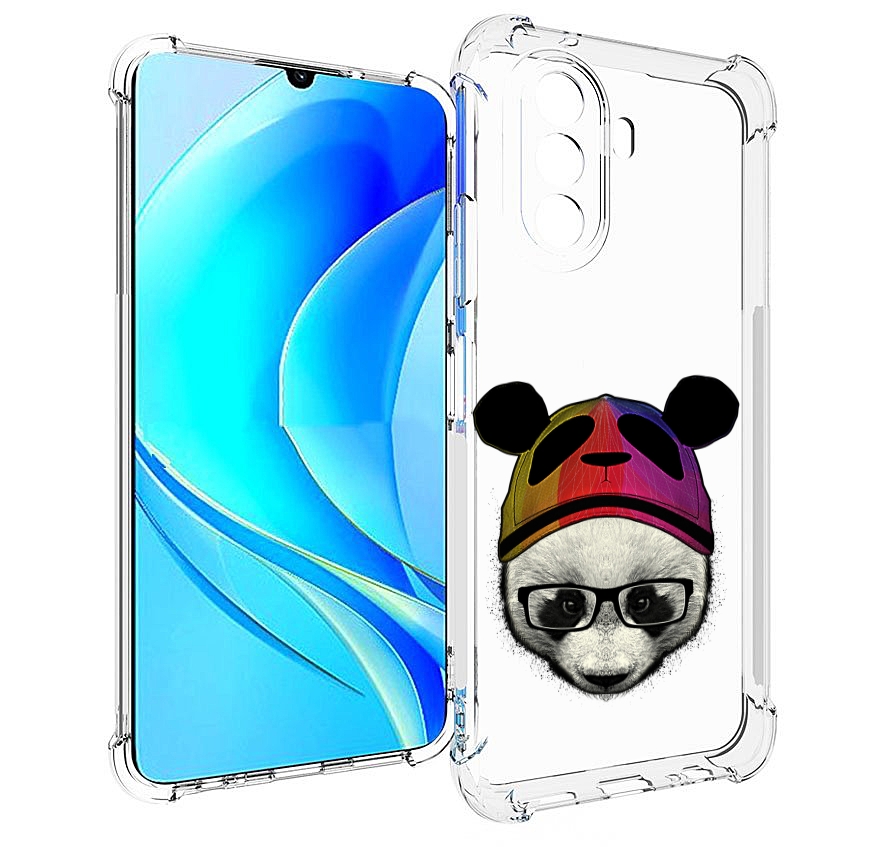 

Чехол MyPads Панда в шапке для Huawei Nova Y70 / Nova Y70 Plus (MGA-LX9N), Прозрачный, Tocco