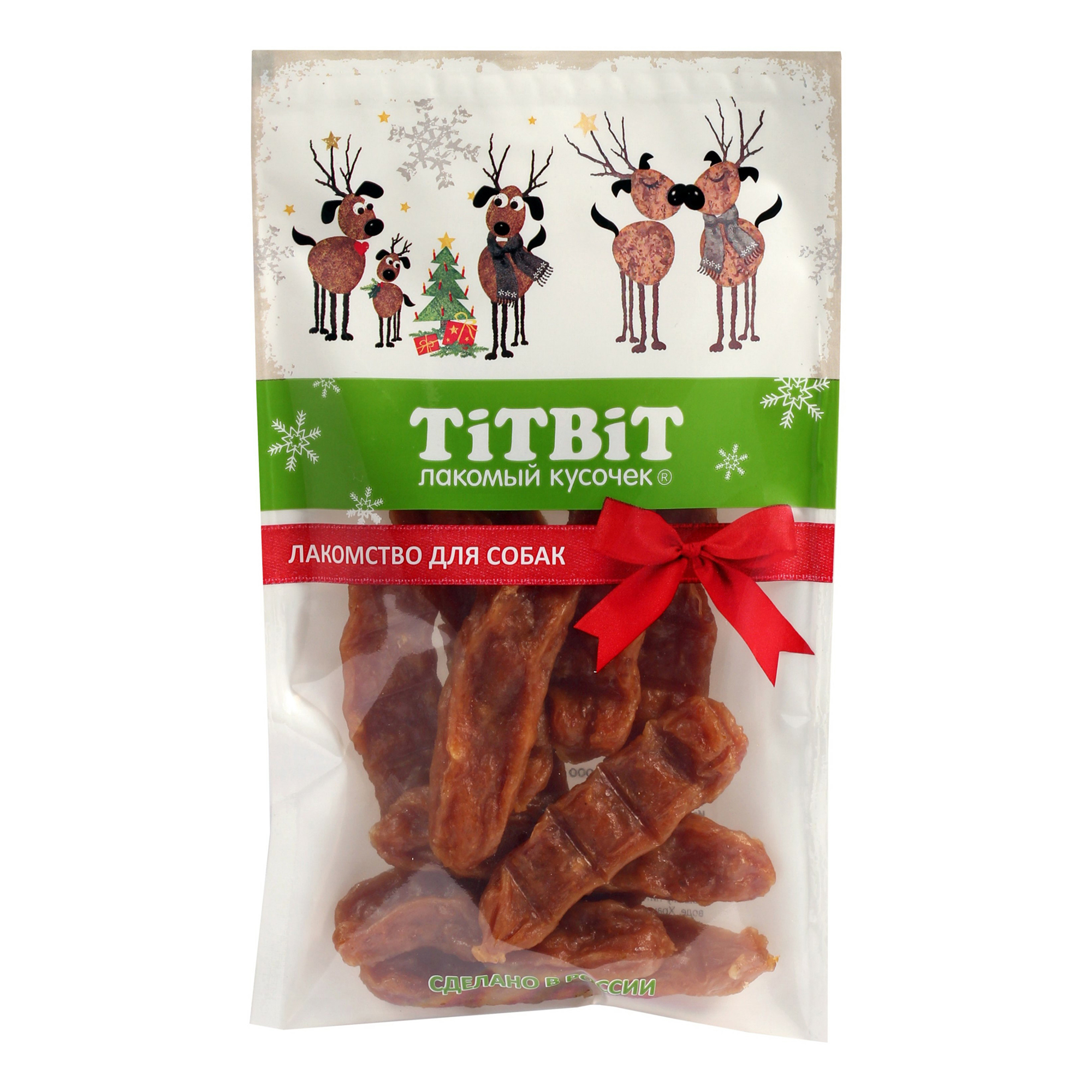 фото Лакомство для активных собак titbit с индейкой, 70 г