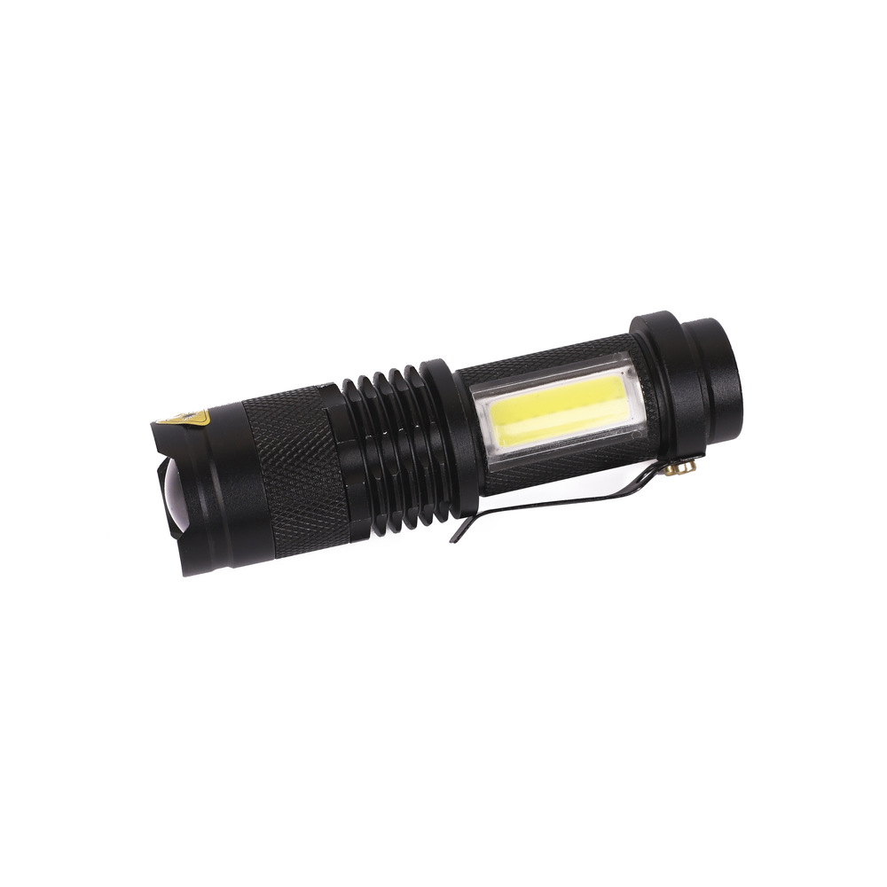 фото Camelion led51531 (фонарь, черн., led xpe+cob, zoom, 4 реж 1xlr6, алюм.,откр. блистер)