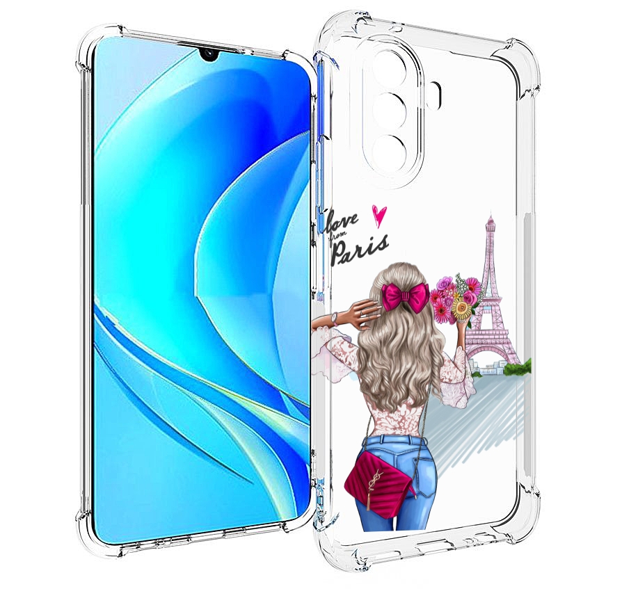 

Чехол MyPads Парижанка женский для Huawei Nova Y70 / Nova Y70 Plus (MGA-LX9N), Прозрачный, Tocco