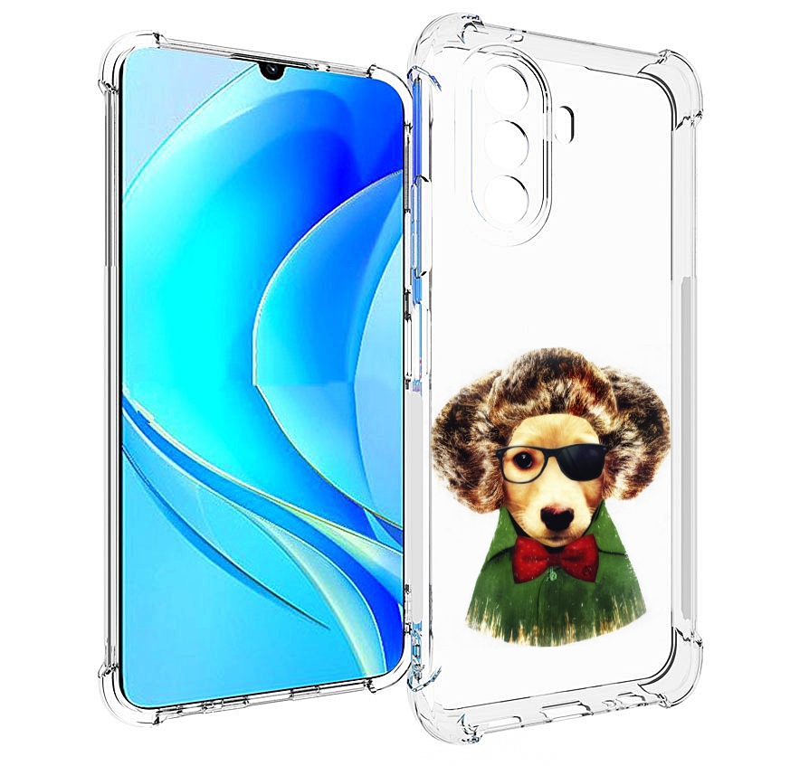 

Чехол MyPads Пес в бабочке для Huawei Nova Y70 / Nova Y70 Plus (MGA-LX9N), Прозрачный, Tocco