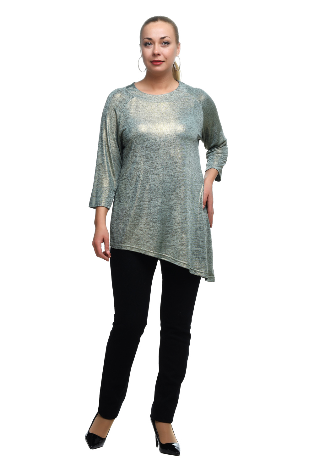 

Туника женская OLSI 1806013 зеленая 52 RU, 1806013