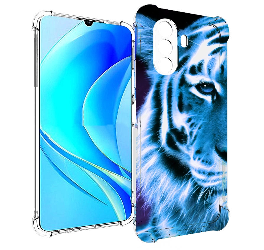 

Чехол MyPads Половина-тигра мужской для Huawei Nova Y70 / Nova Y70 Plus (MGA-LX9N), Прозрачный, Tocco