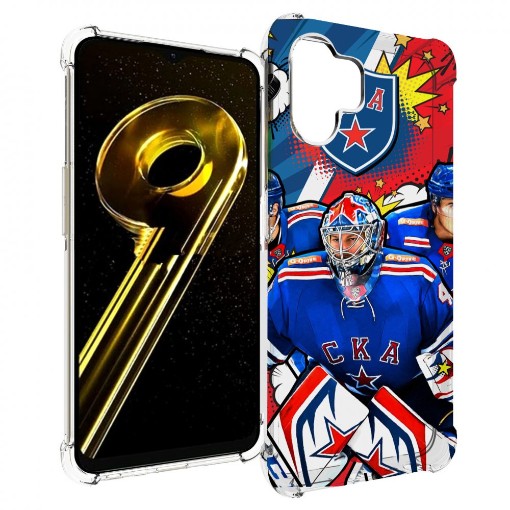 

Чехол бампер MyPads хк ска спб мужской для Realme 10 5G противоу..., Прозрачный, Tocco
