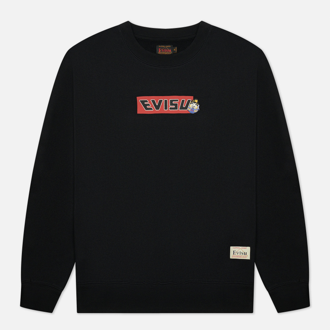 

Свитшот мужской Evisu 2EAHTM1SW332XXCT черный L, 2EAHTM1SW332XXCT
