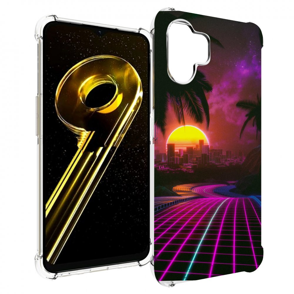 

Чехол бампер MyPads хотлайнмайами 2 для Realme 10 5G противоударный, Прозрачный, Tocco