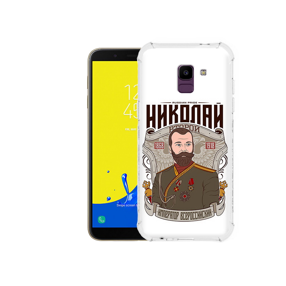 

Чехол MyPads Tocco для Samsung Galaxy J6 (2018) Николай второй, Прозрачный, Tocco