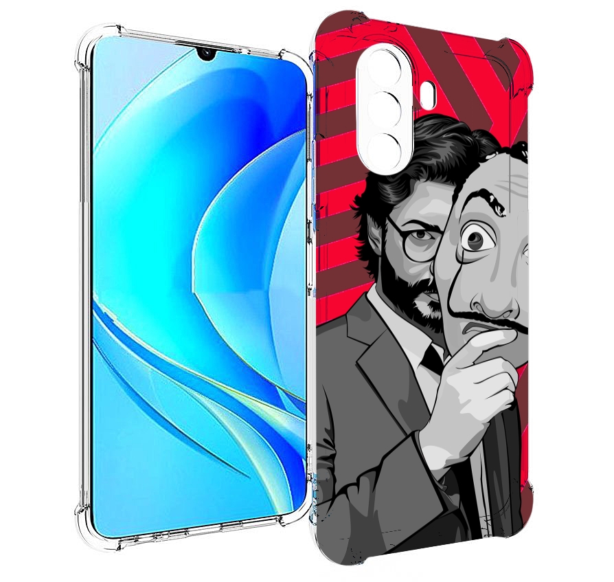 

Чехол MyPads Профессор-бумажый-дом для Huawei Nova Y70 / Nova Y70 Plus (MGA-LX9N), Прозрачный, Tocco