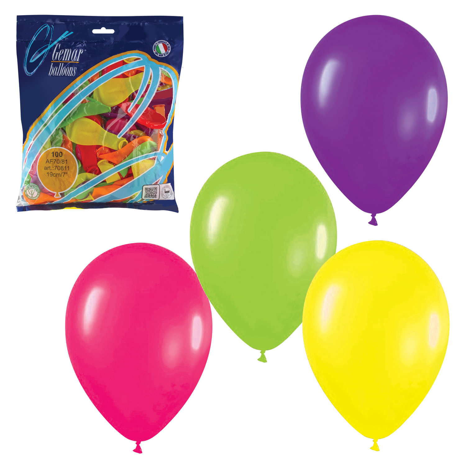 

Шары воздушные Веселая затея 7" (18 см)
